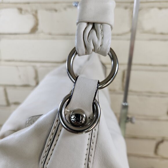 Coach Kristin Ivory Leather Handbag Tote Purse - Picture 7 of 16